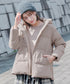 【安田美沙子さん着用 / 4way】ストレッチタフタショートダウン